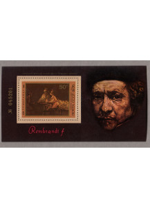 RUSSIA 1976 foglietto 370 anniversario della nascita di Rembrandt BF 115